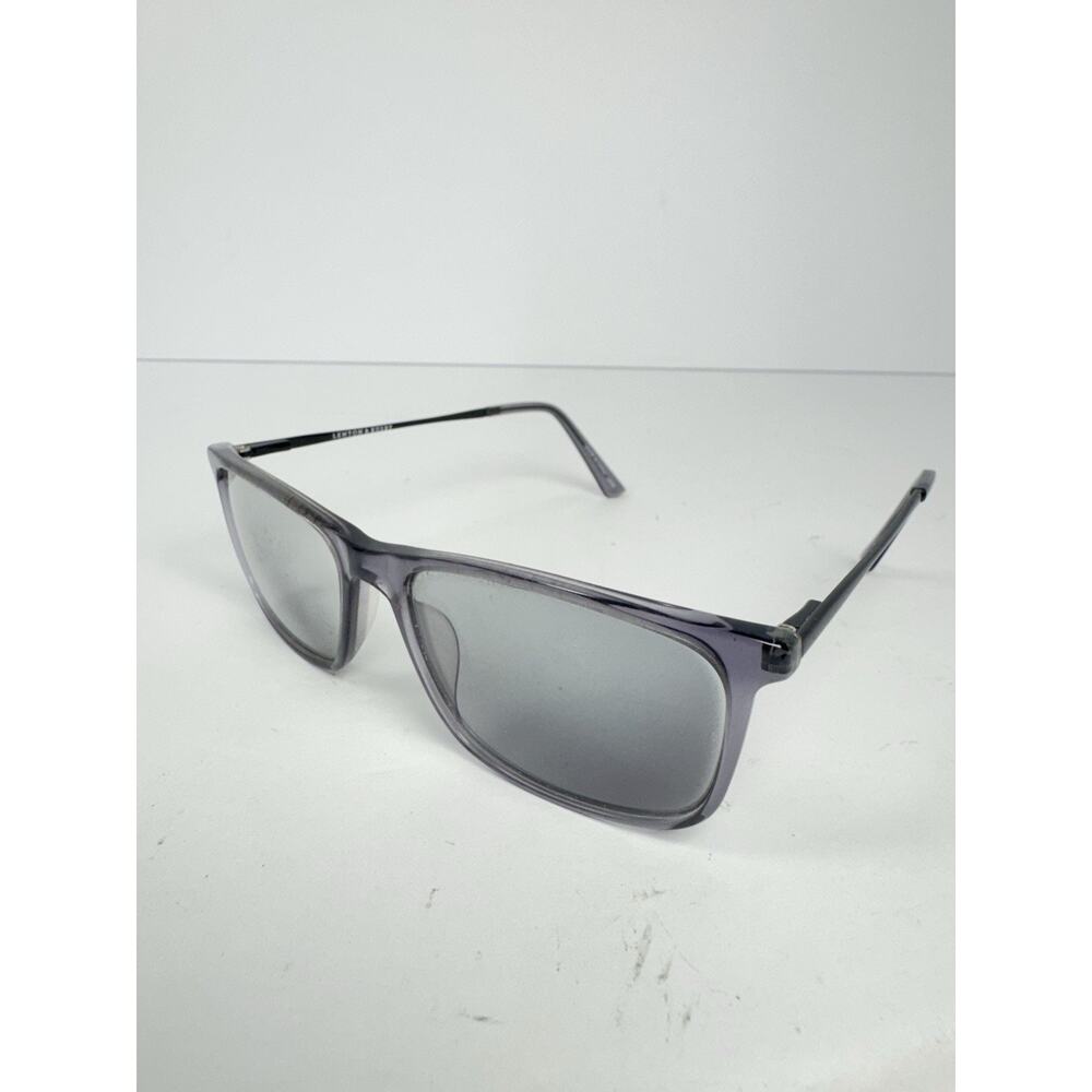 Lenton and Rusby LR4003 Eyeglasses Men Gray Crystal Square 54 100% Authentic s9-